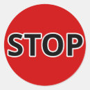 Search for stop sign stickers Round