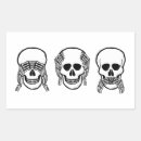 Search for hear no evil see no evil speak no evil stickers Halloween
