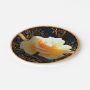 Search for yellow rose paper plates Anniversary