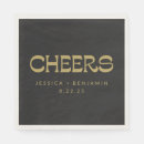 Search for black and gold napkins Cheers