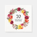 Search for fall birthday napkins Rustic