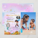 Search for mermaid and pirate invitations Treasure
