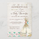 Search for tribal baby shower invitations boho chic