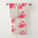 Search for sea creatures bathroom accessories Crab