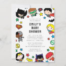 Search for superhero baby shower invitations Dc comics