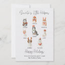 Search for santas little helper cards Dog