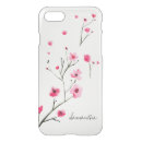 Search for cherry blossoms iphone cases Watercolor
