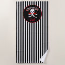 Search for pirate beach towels Captain