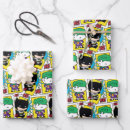 Search for batman wrapping paper Chibi justice league
