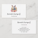 Search for easter business cards Rabbit