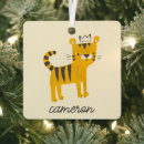 Search for tiger ornaments Cute
