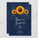 Search for sunflower sweet 16 invitations Modern