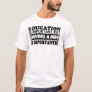 Search for education tshirts importanter