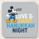 Search for mickey mouse coasters Happy hanukkah