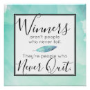 Search for winners quotes posters Typography