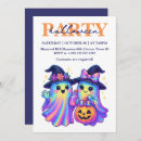 Search for retro halloween invitations Colorful