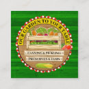 Search for fruit and vegetables business cards Farmers market