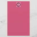 Search for black and white stationery paper Initials