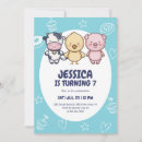 Search for piglet birthday invitations Farm animal
