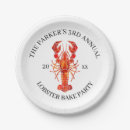 Search for lobster paper plates Red