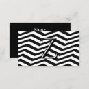 Search for chevron business cards black and white