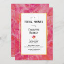 Search for hot pink bridal shower invitations Abstract