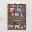Search for pony rides invitations For kids
