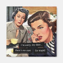 Search for funny vintage magnets Housewife