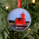 Search for michigan lighthouse ornaments Sunset
