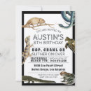 Search for lizard birthday invitations Reptile