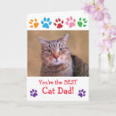 Search for cat dad birthday cards From the cat