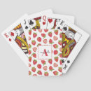 Search for strawberry playing cards Pattern