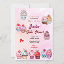 Search for cupcake baby shower invitations Pastel colors