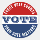 Search for voting stickers Campaign