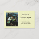 Search for boat repair business cards Wood