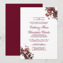 Search for mulberry wedding invitations Red