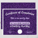 Search for certificate of completion Academic