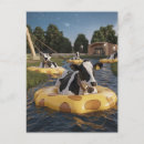 Search for funny cow puns postcards Ai generated
