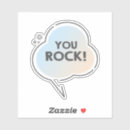 Search for you rock stickers Text