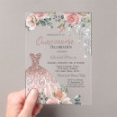 Search for pink and silver invitations Rose gold