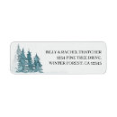 Search for pine trees return address labels Woodland