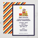 Search for train baby shower invitations Railroad
