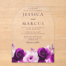 Search for amethyst wedding invitations Purple