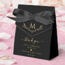 Search for black and gold favor boxes Stylish