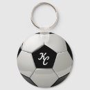 Search for soccer ball keychains Black and white
