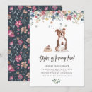 Search for dog invitations Watercolor