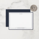 Search for corporate note cards Navy blue
