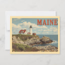 Search for maine lighthouse postcards Vintage
