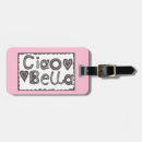 Search for ciao luggage tags Italian