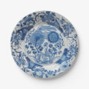 Search for blue and white china paper plates Chinoiserie